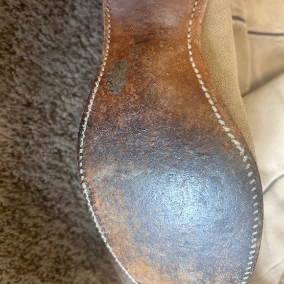 Frye Billy Cowboy Boot-  Tan Suede- Women’s size 8 - Picture 3 of 5